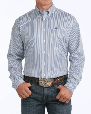 Men TENCEL Classic Fit Button-Down Western Shirt