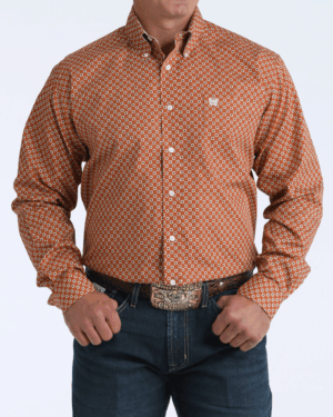 Men s Classic Fit Button-Down Western Shirt
