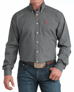 Men s Classic Fit Button-Down Western Shirt