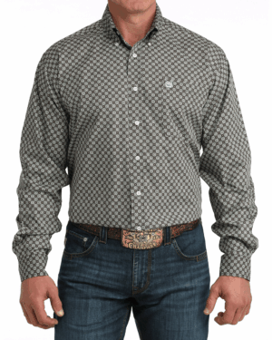 Men s Classic Fit Button-Down Western Shirt