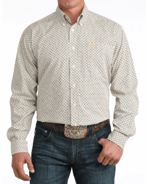 Men s Classic Fit Button-Down Western Shirt