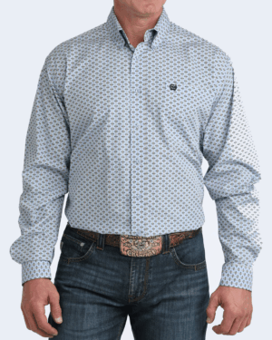 Men s Classic Fit Button-Down Western Shirt