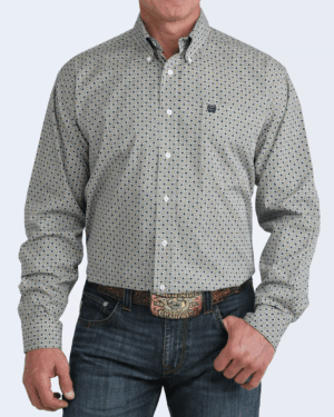 Men s Classic Fit Button-Down Western Shirt