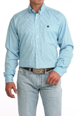 Men s Stretch Classic Fit Button-Down Western Shirt