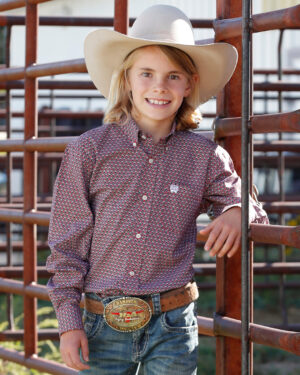 Boy s Button-Down Western Shirt