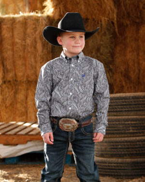 Boy s Button-Down Western Shirt
