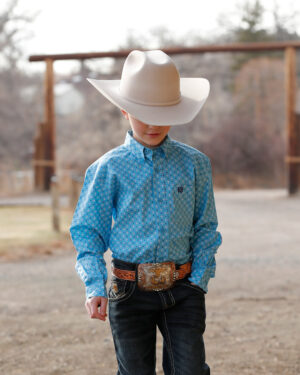 Boy s Button-Down Western Shirt