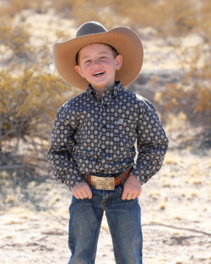 Boy s Button-Down Western Shirt