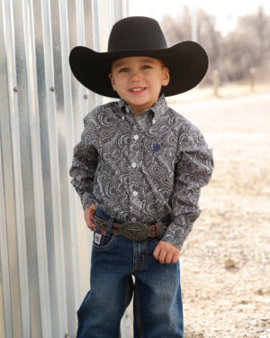 Boy s Button-Down Western Shirt