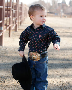 Boy s Button-Down Western Shirt